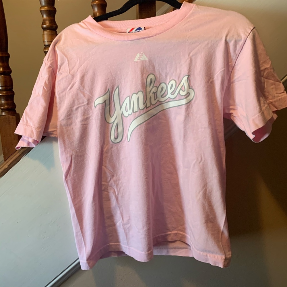 Majestic NY Yankees Jeter Girls Youth T-Shirt - Picture 1 of 5